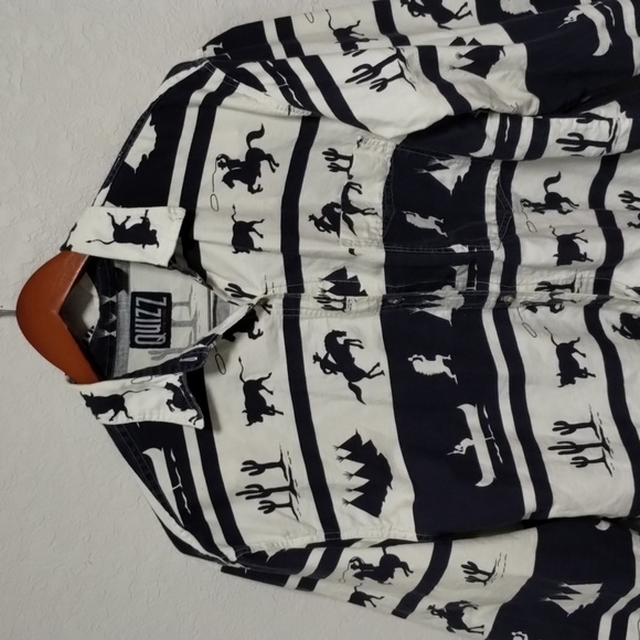 Vintage Western Style Button Down Shirt - Picture 2 of 8